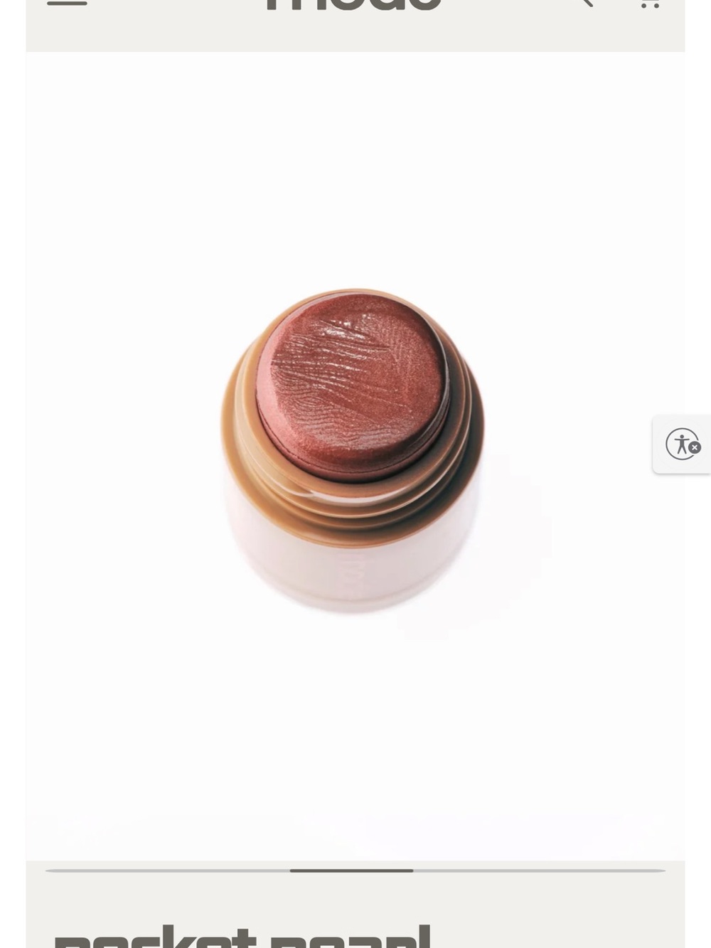 rhode skin Pocket Pearl Cream Blush Stick in Rose Bronze